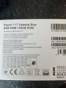 Xiaomi 11T  8/128 x-kom
