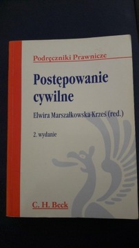 Postępowanie cywilne, E. Marszałkowska-Krześ