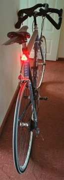Światło rowerowe tylne akumulator IPX4 mocne trójk