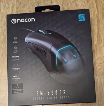 Mysz gamingowa NACON GM-500 E-Sport nowa gwarancja