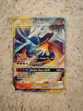 Karta POKEMON Reshiram & Charizard GX