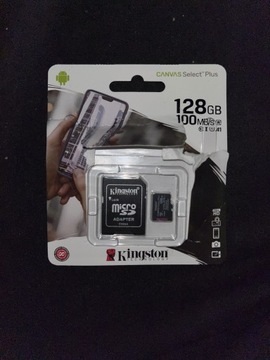 Karta pamięci (+adapter) Kingston 128GB 100MB/S