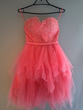 Sukienka balowa różowa 