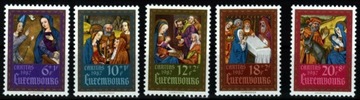 Boże Narodzenie. Caritas. Luksemburg Mi 1185-89**