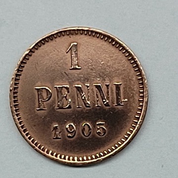 1905 Finlandia 1 pennia