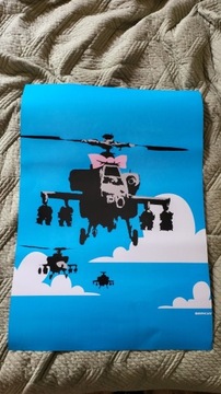 Plakat Banksy helikopter