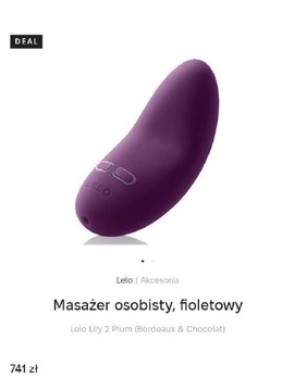 Masażer łechtaczki lelo Lily 2 Plum