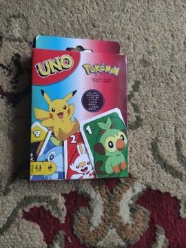 Karty Uno pokemon 112sztuk