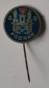 Poznań herb przypinka odznaka PRL