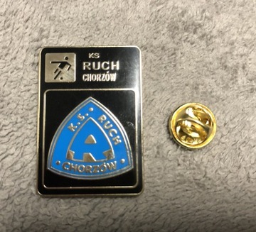 Ruch Chorzów „ liga PRL „ odznaka złota na pin