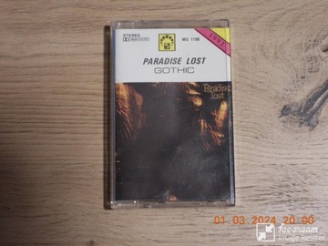 Wkładka/okładka kasety: PARADISE LOST - Gothic