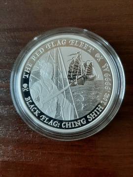 Black Flag Chng Shih Red Flag srebro 1 oz 2021