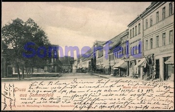 LUBSKO Sommerfeld rynek Poststrasse 1899