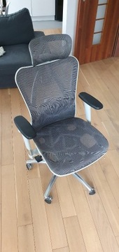 Fotel ergonomiczny ANGEL biurowy kalistO szary