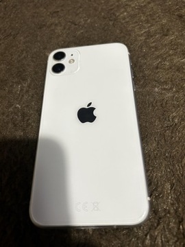 iPhone 11 64gb biały, bateria 100% kondycji