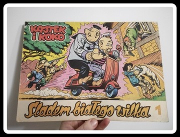 Kajtek i Koko - Śladem białego wilka komiks 1989