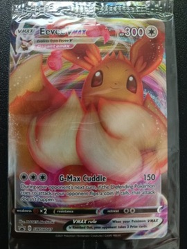 Karta Pokémon TCG Eevee VMAX SWSH087 promo sealed