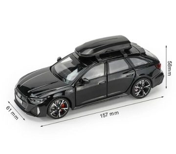 Zabawkowy modelu samochodu Audi RS6 Czarny