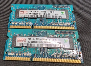 Pamięć RAM DDR3 HYNIX HMT325S6BFR8C-H9 (2x2GB)