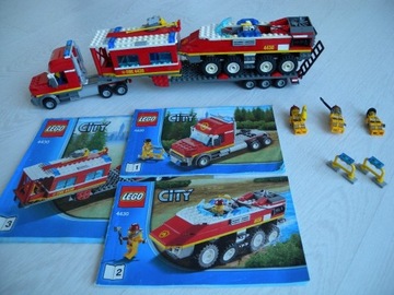 LEGO CITY transporter strażacki 4430 kompletny