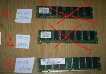 Pamięć ram sdram stary pc