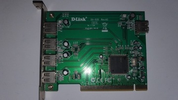 Kontroler USB 2.0 D-Link DU-520 PCI