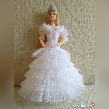 Suknia księżniczki dla lalki 30cm-nowa-na upominek