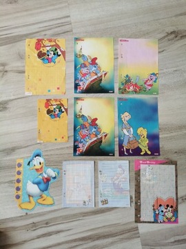 Karteczki kolekcjonerske do segregatora Gumisie / Myszka Miki / Donald