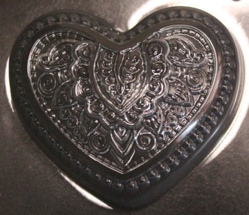 Forma plastikowa do mydła kul serce wzory oriental