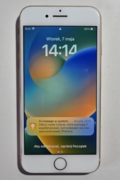 iphone 8 64g różowy stan idealny + ładow. indukc.