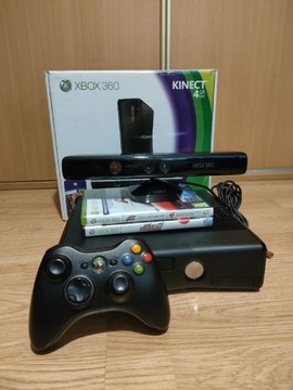 Xbox 360 + Kinect+ 2 gry
