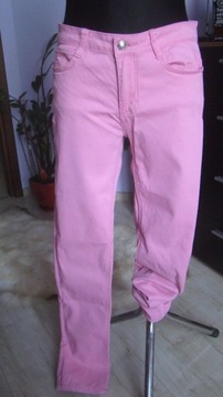 Różowe damskie spodnie rozmiar 38 M Honey Blue