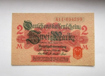 2 Marki 1914 r. Niemcy