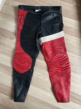 Czerwone spodnie motocyklowe Louis rozm.58