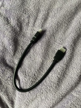 kabel hdmi 30 cm czarny