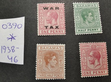 0390 Bahamy Bahamas Anglia kolonie 1938-46 *