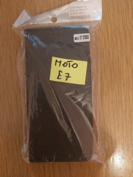 Motorola moto e7 etui z klapką czarne