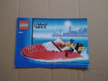 LEGO CITY 4641 Speed Boat Łódź wyścigow Instrukcja