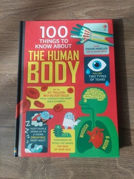 książka dla dzieci 100 things to know about the human body usborne