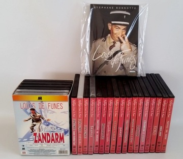 23 DVD Louis de Funes Żandarm Fantomas + biografia