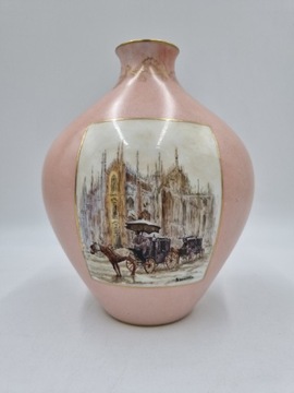 Porcelanowy wazon ręcznie malowany 