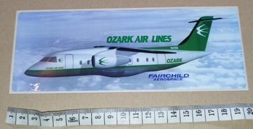 naklejka lotnictwo (12) Ozark Air Lines Fairchild 