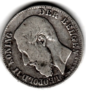 Belgia 50 centymów, 1899 r DER