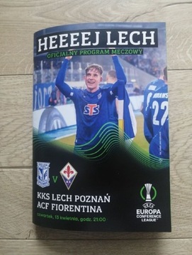 Program meczowy Lech Poznań Fiorentina 