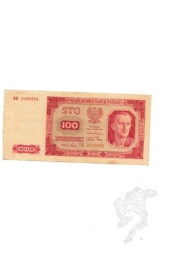 100 ZŁOTYCH 1948 SER.BK