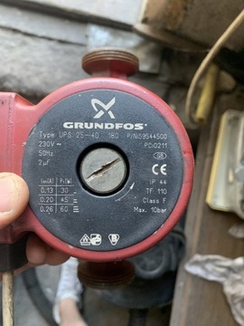 Pompa obiegowa cyrkulacyjna GRUNDFOS UPS25-40 180 