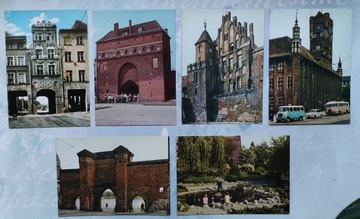 Toruń pocztówki, widokówki z Torunia 6 sztuk