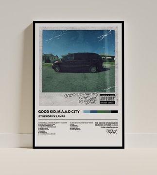 Plakat Kendrick Lamar Good Kid, M.A.A.D City A4