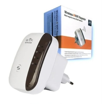 MOCNY WZMACNIACZ SYGNAŁU WIFI REPEATER