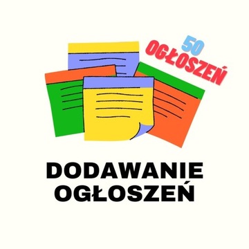 50 ogłoszeń na portalach ogłoszeniowych